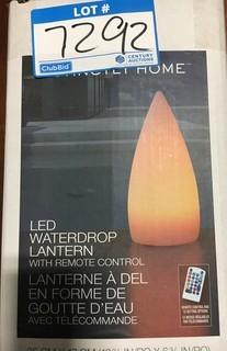 Distinctly Home- LED Waterproof Lantern With Remote Control (35cm x 17cm)