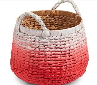 Distinctly Home-Water Hyacinth Basket (13"x13")