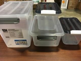 Essential Needs - Latch Mates-Set of 4 (5.9L, 13.7L, 25L)