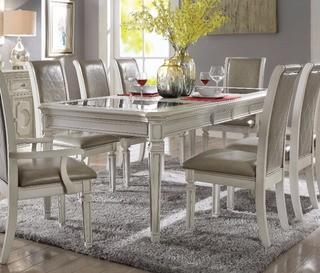 House of Hampton Colan Dining Table - (HMPT4485) - Cream 