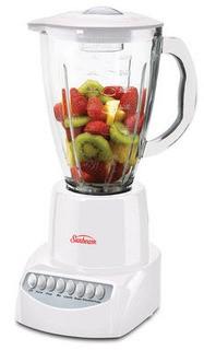  Sunbeam BLSBX3-W00-033 Glass Jar Blender 350-watt White 