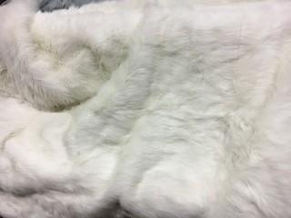 Luxe Faux Leather Rug - White - 5' x 8