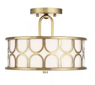 Meridian Lite - M60015NB - Semi Flush Light