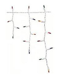 100-Light Multi-Colour Mini Icicle Christmas Lights