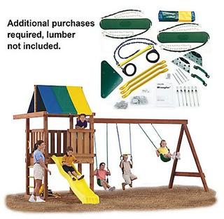 Swing-N-Slide Wrangler Custom Do-It-Yourself Playset - (Lumber Not Included )