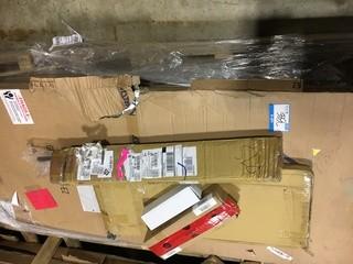 Lot Asst'd Shower Glass Doors & Hardware - 2 Skids