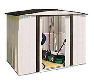 Arrow Newport 8 ft. x 6 ft. Steel Shed