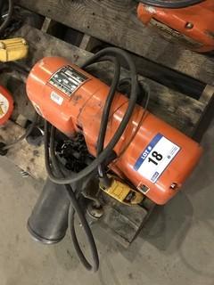 1/2-TON CM Electric Chain Hoist **LOCATED IN INNISFAIL**