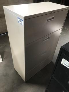 4-Drawer Lateral Filing Cabinet **LOCATED IN INNISFAIL**