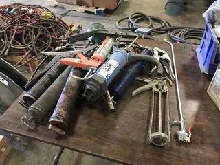 Lot of Asst. Grease Guns, Pumps, etc. **LOCATED IN EDMONTON** 