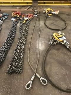 12' Lifting Cable, 2 Legs **LOCATED IN EDMONTON** 