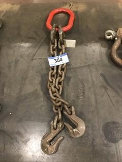 2' 8" - 1/2" Lifting Chains, 20,000lb. Capacity, 2 Legs **LOCATED IN EDMONTON** 