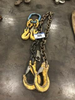 Lot of (2) Asst. Lifting Chains **LOCATED IN EDMONTON** 