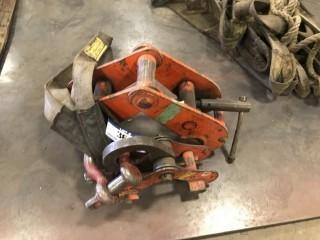 Lot of (1) 2-TON Beam Clamp and (1) 5-TON Beam Clamp **LOCATED IN EDMONTON** 