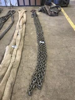 84" - 1/2" Lifting Chains, 20,800lb. Capacity, 2 Legs **LOCATED IN EDMONTON** 