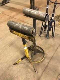 Lot of (2) Pipe Stands w/ Roller Heads **LOCATED IN EDMONTON** 