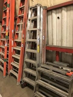 Louisville 8' Aluminum Step Ladder **LOCATED IN EDMONTON** 