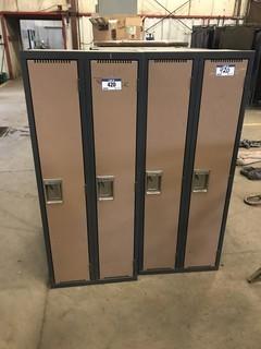 Lot of (2) 2-Door Locker Bays **LOCATED IN EDMONTON** 