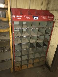 Lot of 45-Compartment Parts Bin and 5-Compartment Parts Bin **LOCATED IN EDMONTON** 