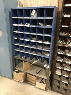 42-Compartment Parts Bin w/ Steel Stand **LOCATED IN EDMONTON** 