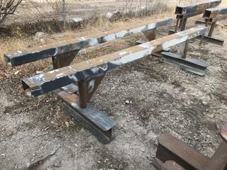 Lot of (2) Steel Shop Built Stands **LOCATED IN EDMONTON** 
