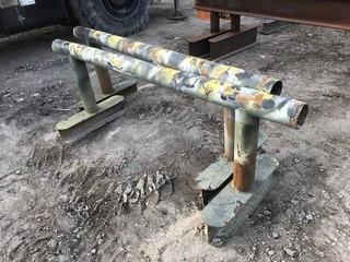 Lot of (2) Steel Shop Built Stands **LOCATED IN EDMONTON** 