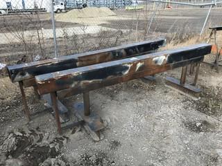 Lot of (2) Steel Shop Built Stands **LOCATED IN EDMONTON** 