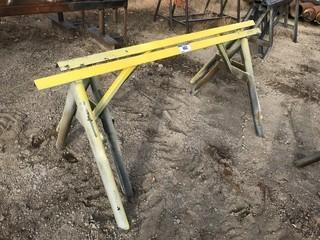 Lot of (2) Steel Shop Built Stands **LOCATED IN EDMONTON** 