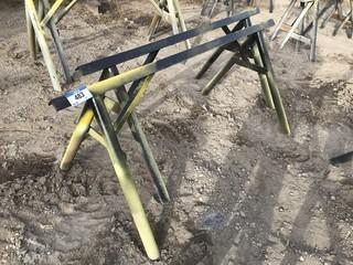 Lot of (2) Steel Shop Built Stands **LOCATED IN EDMONTON** 