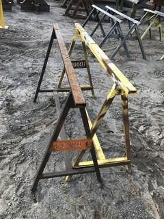 Lot of (2) Steel Shop Built Stands **LOCATED IN EDMONTON** 