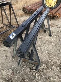 Lot of (2) Steel Shop Built Stands **LOCATED IN EDMONTON** 