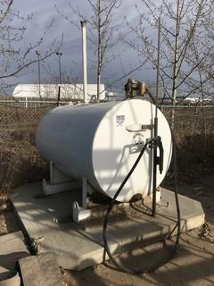 Steelcraft Fuel Tank, 2,200L w/ Fill-Rite 13GPM Electric Pump **LOCATED IN EDMONTON** 
