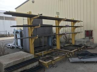 Single Sided Cantilever Racking ***CONTENTS NOT INCLUDED*** **LOCATED IN EDMONTON** 