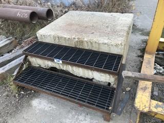 Lot of (2) Sets of Concrete Steps **LOCATED IN EDMONTON** 