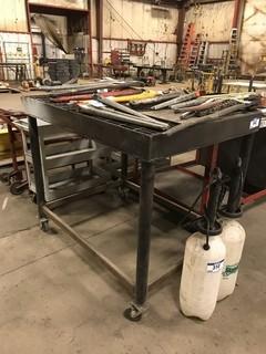 3' X 4' Metal Shop Table **LOCATED IN EDMONTON** 