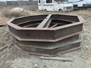 Lot of (3) 122" Steel Frames **LOCATED IN EDMONTON** 