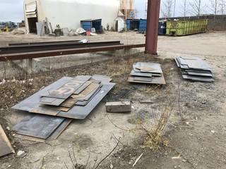 Lot of (3) Pallets of Asst. Plate Steel **LOCATED IN EDMONTON** 