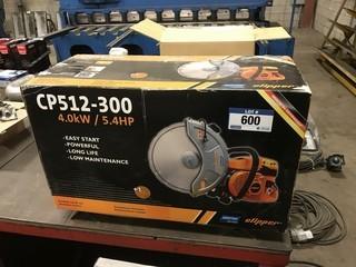 Clipper CP512-300 Cut-Off Saw, 5.4HP **LOCATED IN EDMONTON** 