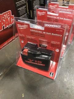 Milwaukee Lithium-Ion 18V Battery **LOCATED IN EDMONTON** 