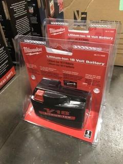 Milwaukee Lithium-Ion 18V Battery **LOCATED IN EDMONTON** 