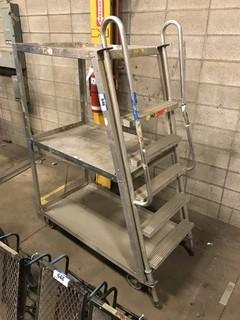 Mobile Parts Stairs w/ 3-Tier Shelf **LOCATED IN EDMONTON** 