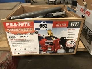 Fill-Rite 12V 15GPM Fuel Pump **LOCATED IN EDMONTON** 