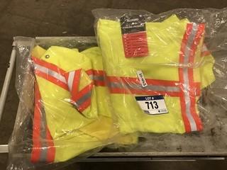 Lot of (2) High Visibility Work Vests, Size: XXL **LOCATED IN EDMONTON** 