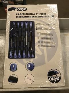 Onyx Professional 11-Piece Mechanics Screwdriver Set **LOCATED IN EDMONTON** 