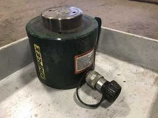 Simplex RLS1002 100 Ton Single Acting Low Profile 2-1/4" Stroke Cylinder. **LOCATED IN EDMONTON** 