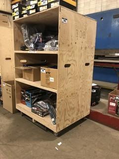 Roll Away Shelving w/ Fork Pockets **LOCATED IN EDMONTON** 
