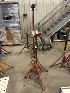 Lot of (2) Asst. V-Head Pipe Stands **LOCATED IN EDMONTON** 
