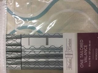 One Tailored Valance-Morocco-50"x18" Curtain