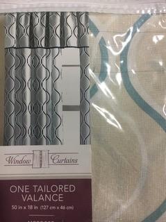 One Tailored Valance-Morocco-50"x18" Curtain