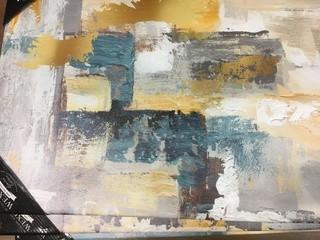 Wexford-3Pc Abstract Painting On Canvas-8"x4"